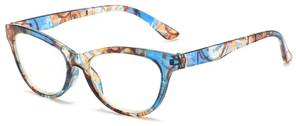 Women's Reading Glasses Floral Flowers Print Eyeglasses Anti Blue Light Readers