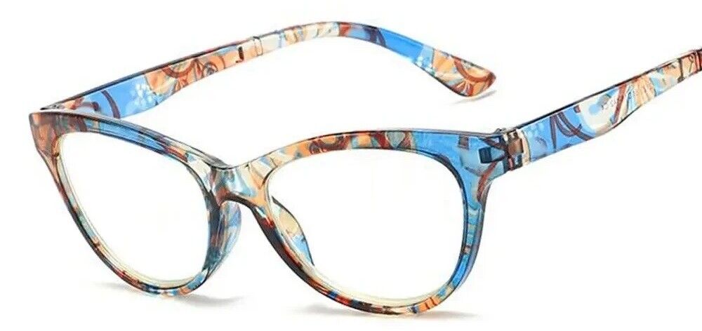 Women's Reading Glasses Floral Flowers Print Eyeglasses Anti Blue Light Readers