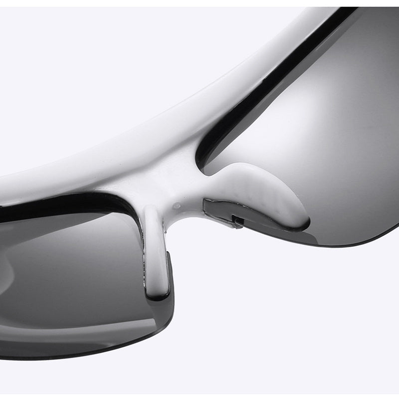 Polarized Sunglasses For Men And Women Wrap Style Sports Series Shades Multicolor Frame Mirrored Lens