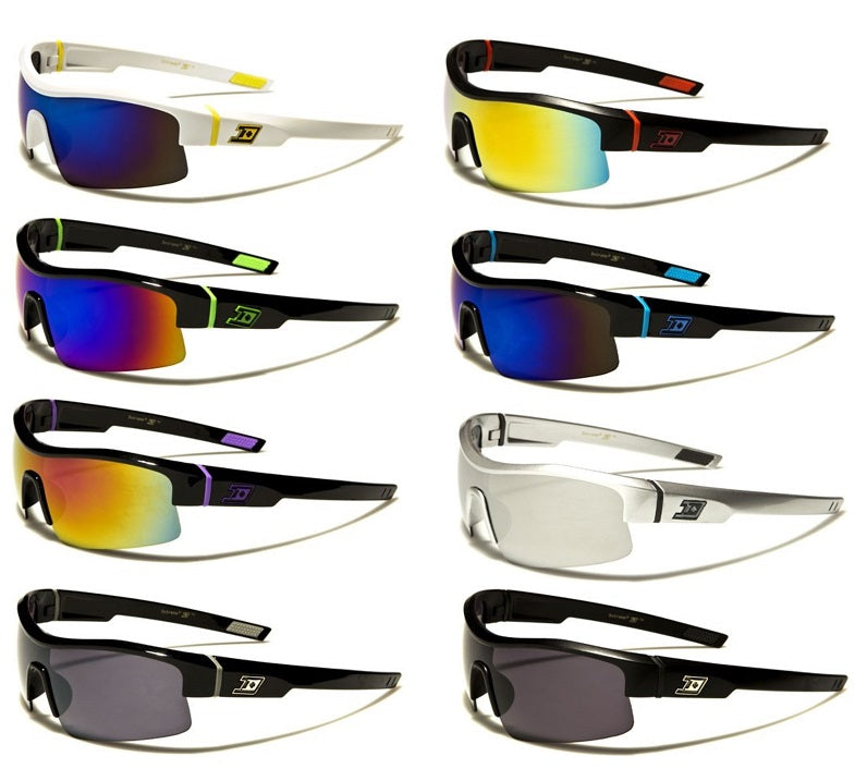 Semi-Rimless Men's Sunglasses