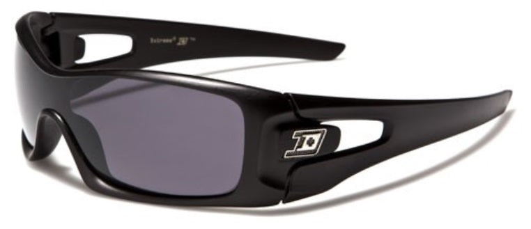 Men's Sunglasses in Wrap Style- Single Piece Mirrored Lens Shades