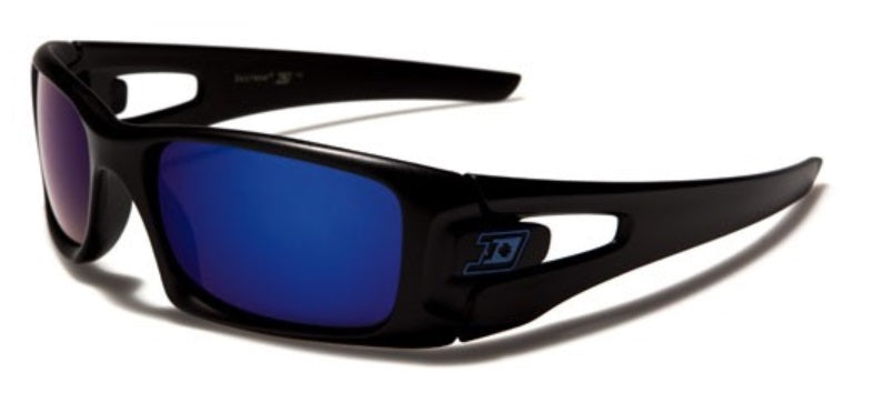 Men's Women's Wrap Sunglasses- Mirror Lens Shades