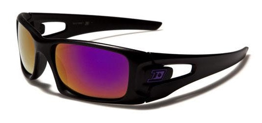 Men's Women's Wrap Sunglasses- Mirror Lens Shades