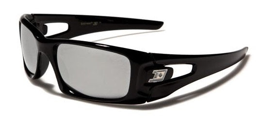 Men's Women's Wrap Sunglasses- Mirror Lens Shades