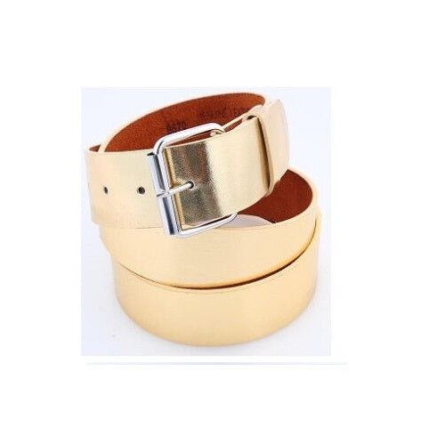 Men's Women's Plain Bonded Leather Belt - Multi-Color Golf Baseball Softball Removable Buckle