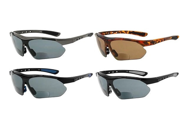Bifocal Sunglasses- Men Women Sport Wrap Reading Glasses Reader