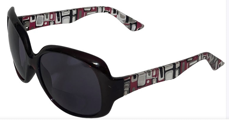 Women's Bifocal Sunglasses- Butterfly Design Sports Reader Glasses