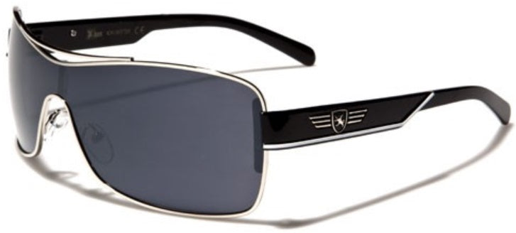 Men's Sunglasses- Rectangle Shield Style
