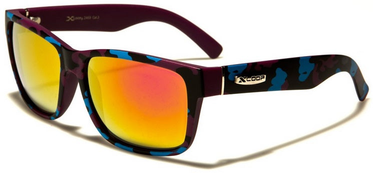 Men's Women's (Unisex) Sunglasses Camouflage Mirrored Lens Classic Glasses
