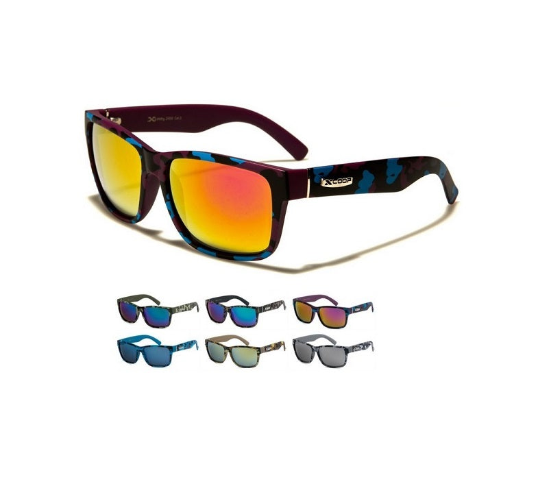 Men's Women's (Unisex) Sunglasses Camouflage Mirrored Lens Classic Glasses