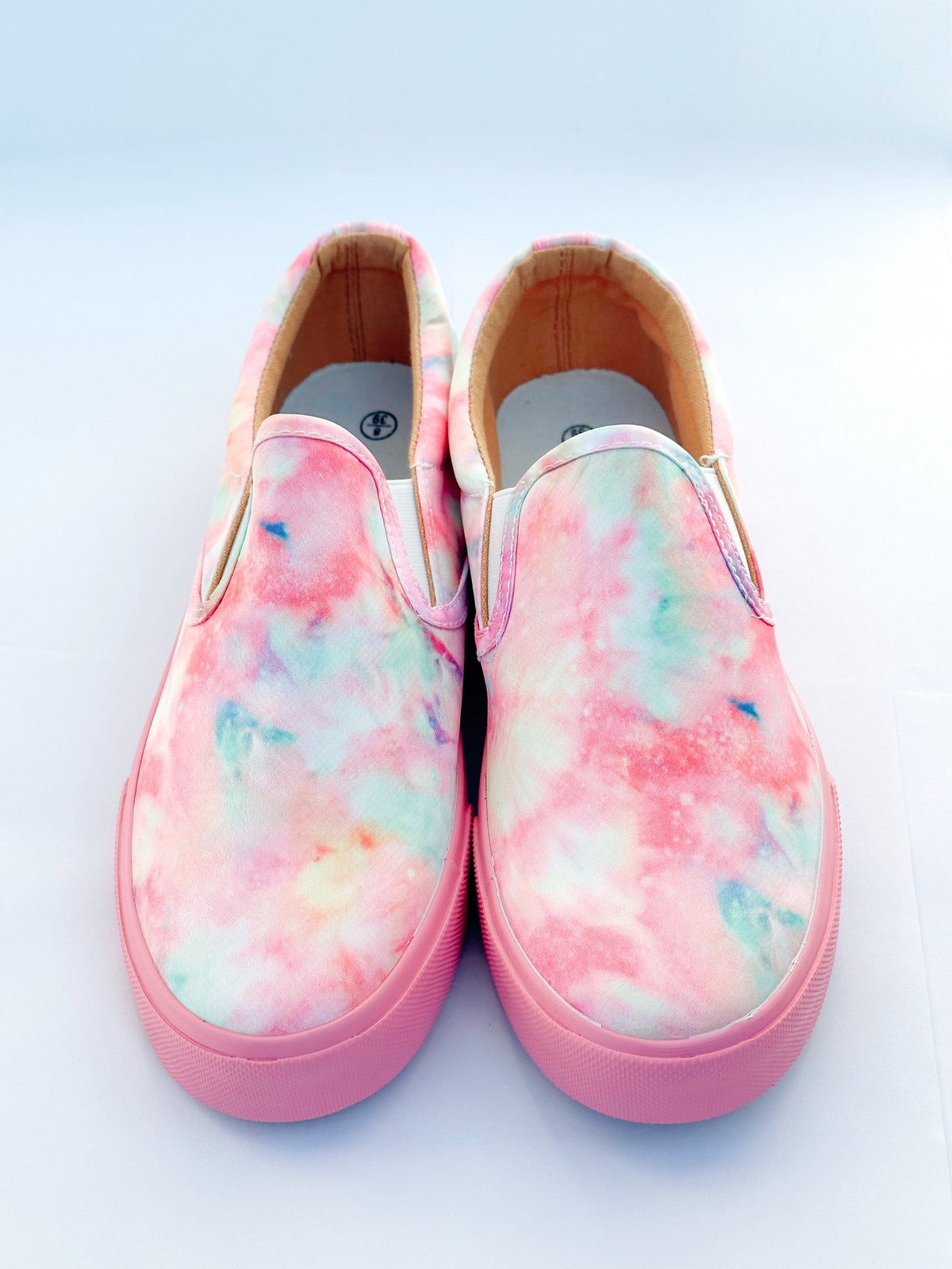 Women's Sneakers Tie Dye Pattern Sports Shoes