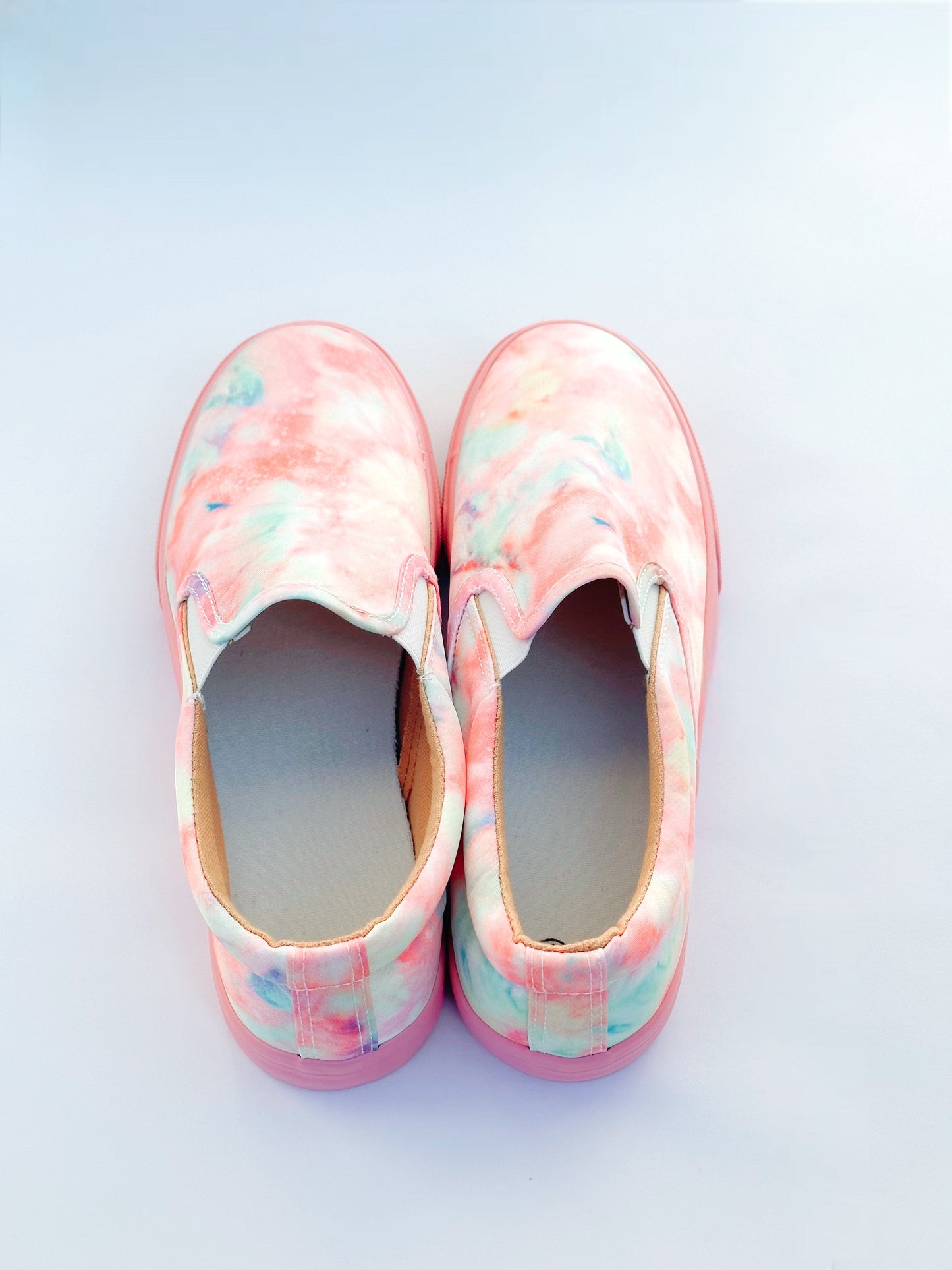 Women's Sneakers Tie Dye Pattern Sports Shoes