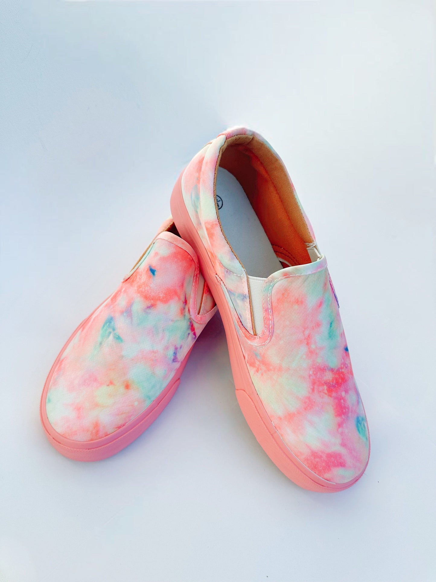 Women's Sneakers Tie Dye Pattern Sports Shoes