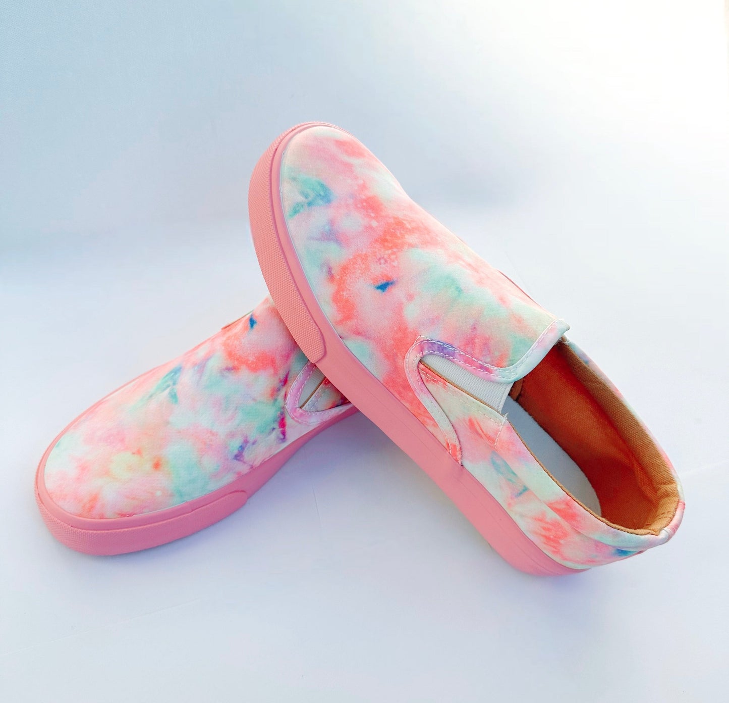 Women's Sneakers Tie Dye Pattern Sports Shoes