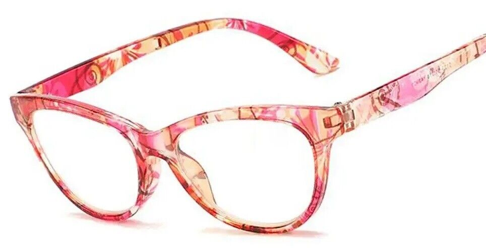 Women's Reading Glasses Floral Flowers Print Eyeglasses Anti Blue Light Readers