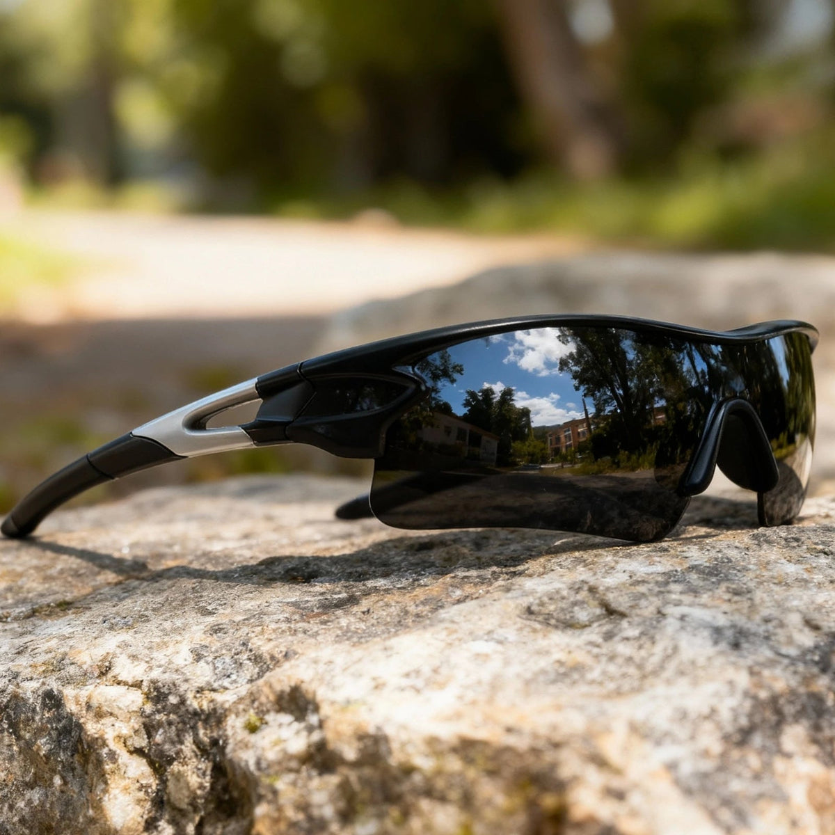 Sports Sunglasses- Men's Women's Unisex- Multicolor  - Single Piece Wraparound Lens- Running, Cycling & Outdoor Glasses