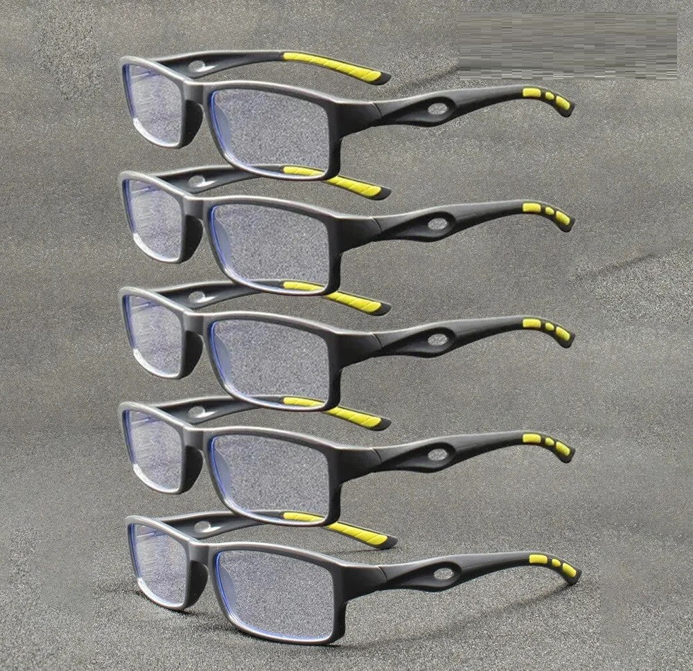 5PCS Reading Glasses Men's Women's Sports Style Vision Eyewear Anti-Blue Light Quality Readers