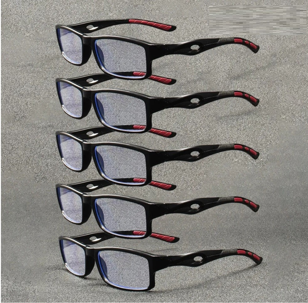 5PCS Reading Glasses Men's Women's Sports Style Vision Eyewear Anti-Blue Light Quality Readers