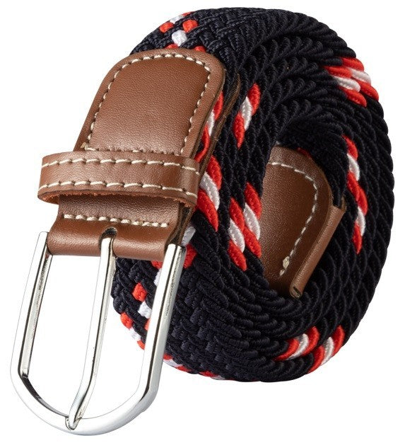 New Men's Women's Unisex Belt Braided Woven Elastic Stretch Fabric Enduring in Different Waist Sizes