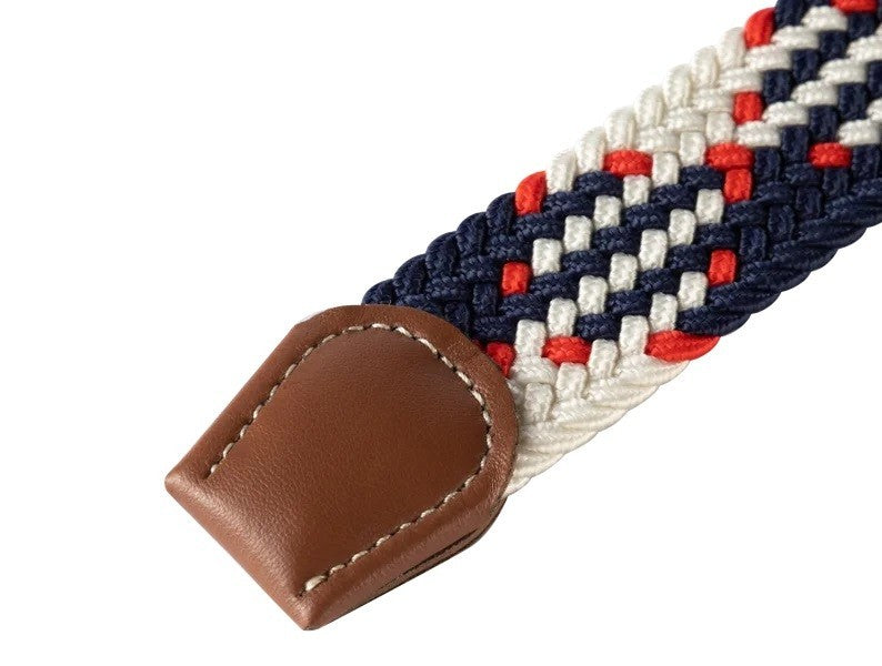 New Men's Women's Unisex Belt Braided Woven Elastic Stretch Fabric Enduring in Different Waist Sizes