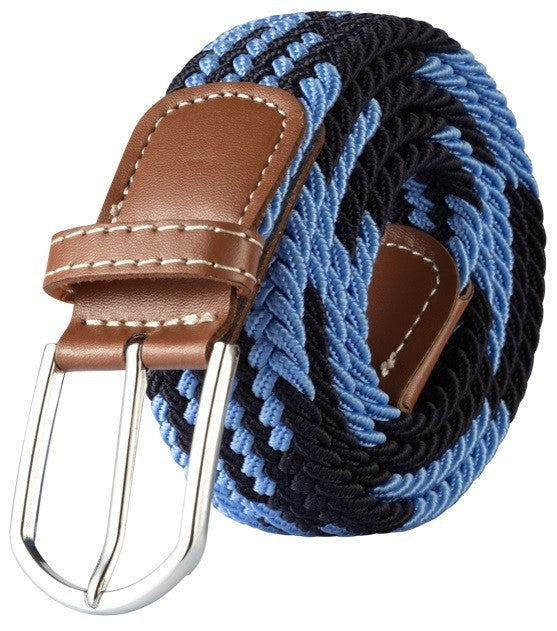 New Men's Women's Unisex Belt Braided Woven Elastic Stretch Fabric Enduring in Different Waist Sizes