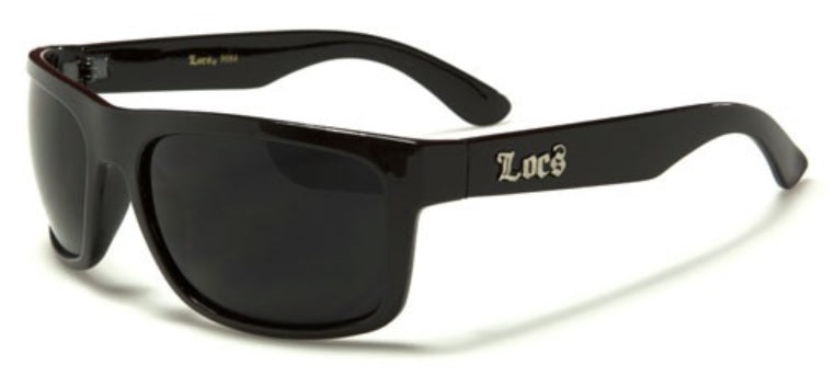 Men's Sunglasses - Dark Lens Hardcore Gangster Style Biker Shades Sports Glasses