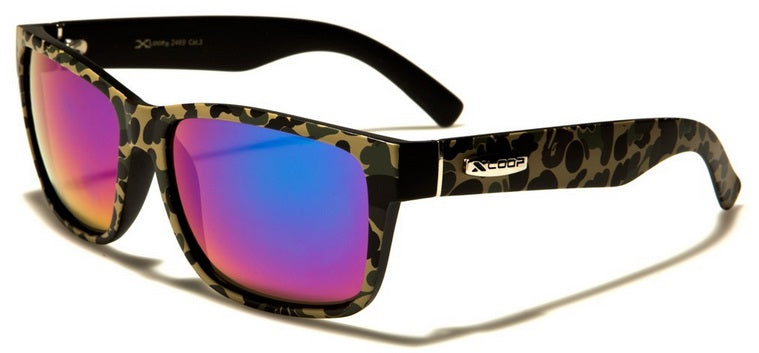 Men's Women's (Unisex) Sunglasses Camouflage Mirrored Lens Classic Glasses