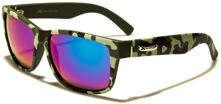 Men's Women's (Unisex) Sunglasses Camouflage Mirrored Lens Classic Glasses